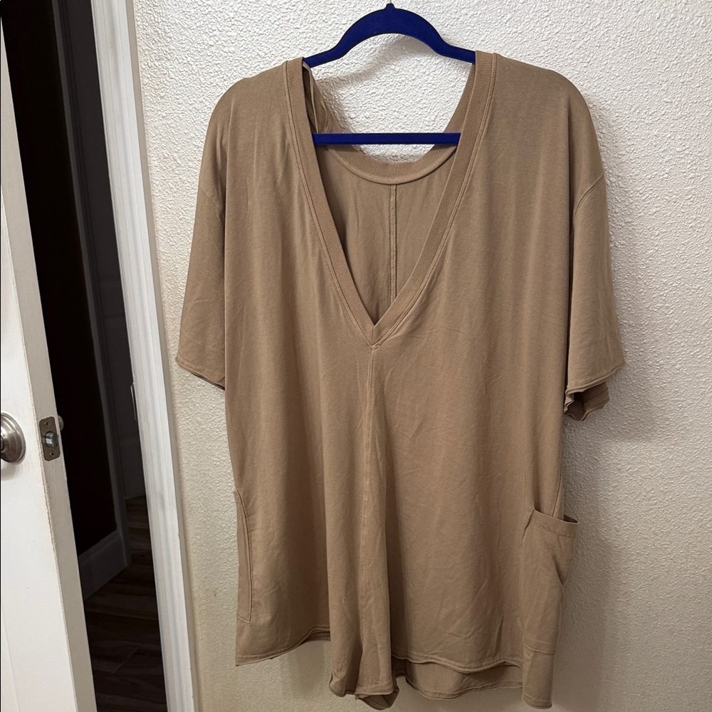 Free People Hot Shot Tee Romper NWT - Picture 2 of 5